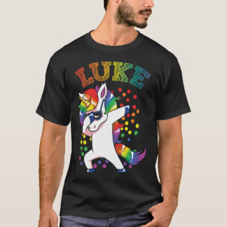 Camiseta Luke Dabbing Unicorn