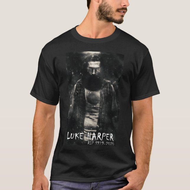 Camiseta Luke Harper - RIP Essential  (Anverso)