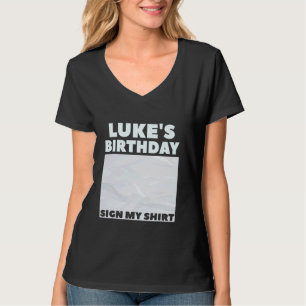 Camiseta LUKE ITu2019S MI CUMPLEAÑOS RÓTULO MY SHIRT Person