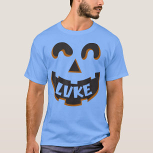 Camiseta Luke Jack O' Lantern Calabaza de niños Personaliza