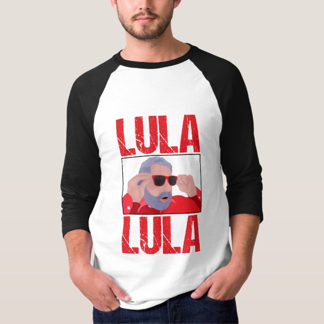 Camiseta Lula Meme con Gafas de Sol (Anverso)