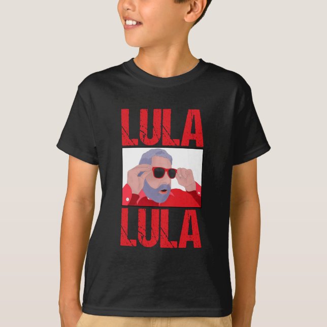 Camiseta Lula Meme con Gafas de Sol (Anverso)