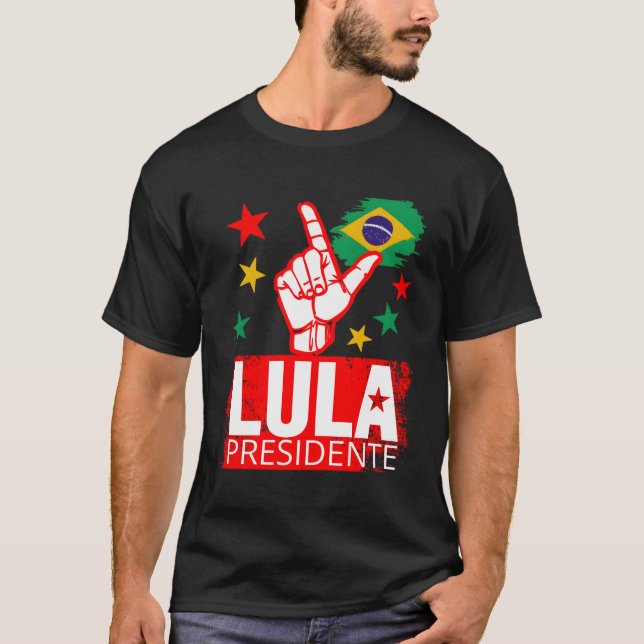 Camiseta Lula Presidente Brasil Lula (Anverso)