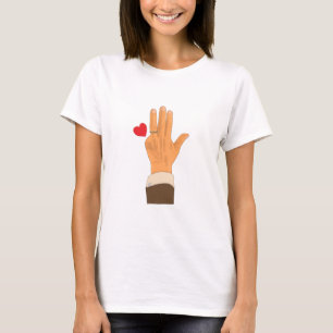 Camiseta Lula's left hand and a heart
