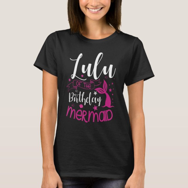 Camiseta Lulu De La Celebración Del Día De Cumpleaños De La (Anverso)