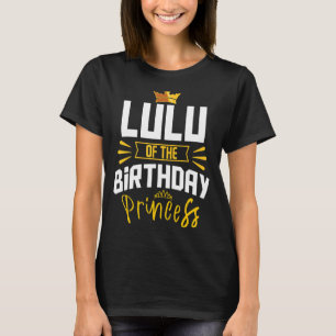 Camiseta Lulu De La Princesa De Cumpleaños Fiesta Bday Cele