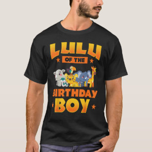 Camiseta Lulu Del Fiesta De Nacimiento Safari Bday Zoo