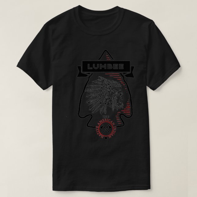 Camiseta Lumbee Tribe Native American Indian Proud Retro Ar (Diseño del anverso)