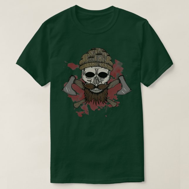 Camiseta Lumber Skull (Diseño del anverso)