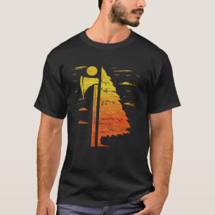 Camiseta Lumberjack Ax para trabajadores forestales