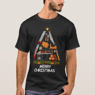 Camiseta Lumberjack Christmasree Merry Christmas chica