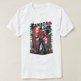 Camiseta Lumberjack del Día de Canadá