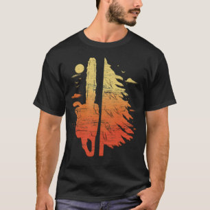 Camiseta Lumberjack Forest Worker Pine Chainsaw Woodwork