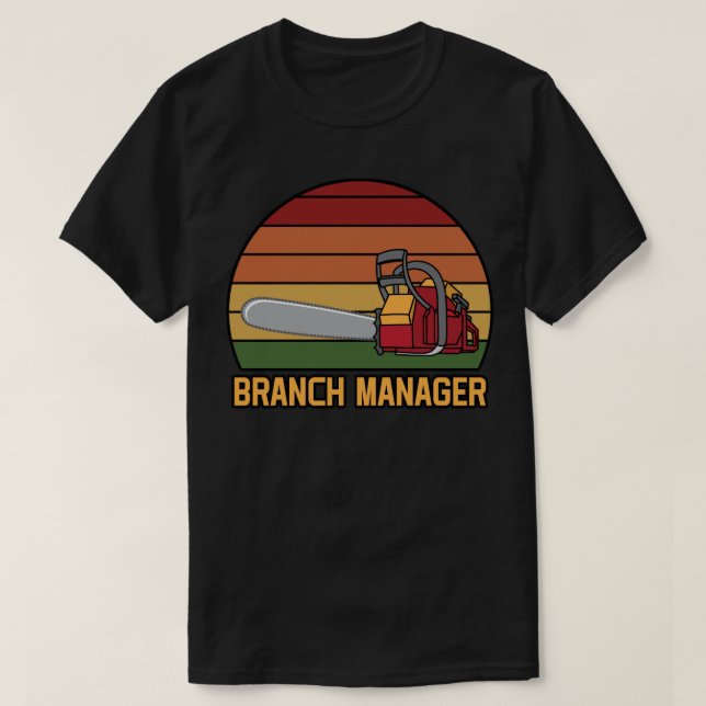 Camiseta Lumberjack Funny Branch Manager (Diseño del anverso)