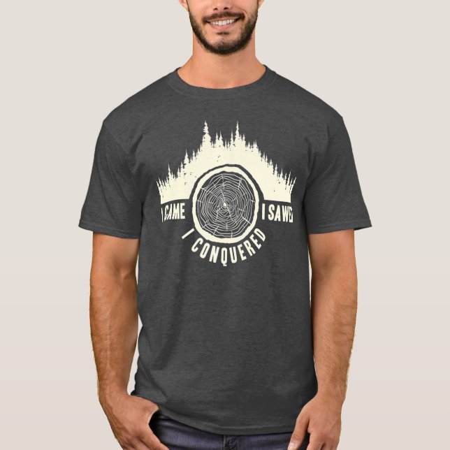 Camiseta Lumberjack logger forestal divertido (Anverso)