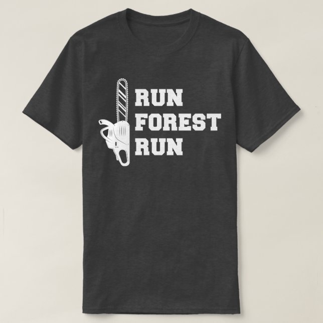 Camiseta Lumberjack Run Forest Run w (Diseño del anverso)
