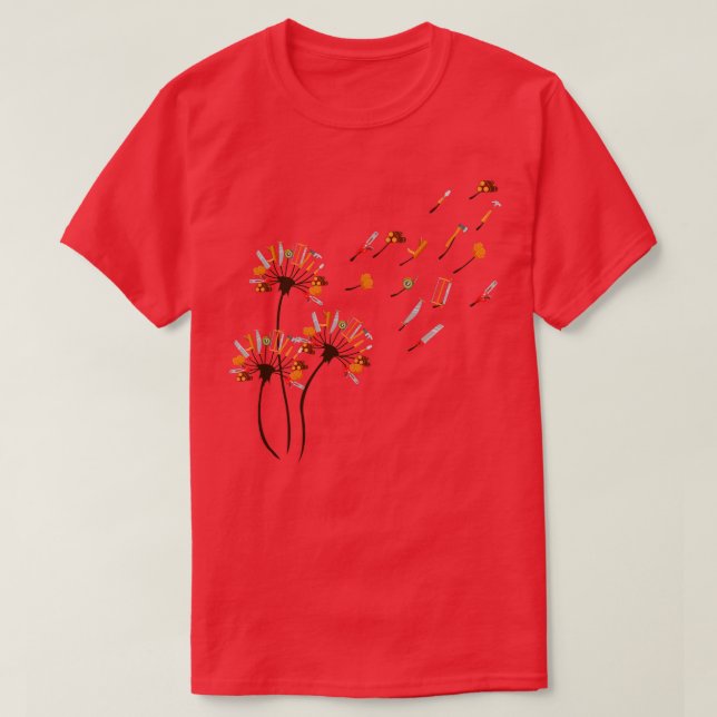 Camiseta Lumberjack Shirt Dandelion Lumberjack Lover (Diseño del anverso)