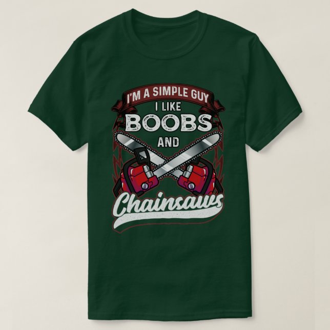 Camiseta Lumberjack Woodworker Funny Chop Wood (Diseño del anverso)