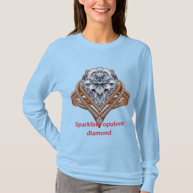 Camiseta Lumbini Jewelry Luxe Diamond Long Sleeve (Anverso)