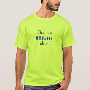 Camiseta Luminosa Luminosa con eslogan en color