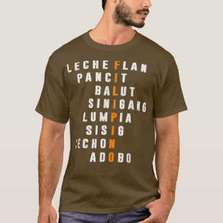 Camiseta Lumpia Balut Cocina filipina Cocina asiática C