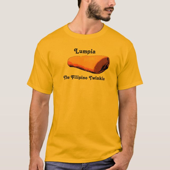 Camiseta Lumpia.  El Filipino Twinkie. (Anverso)