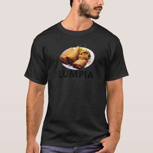 Camiseta Lumpia Filipino Love Spring Roll Asian Snack Food  (Anverso)