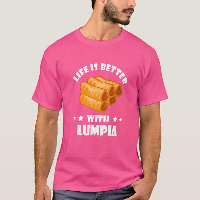 Camiseta Lumpia Filipino Spring Roll Filipinas Food (Anverso)