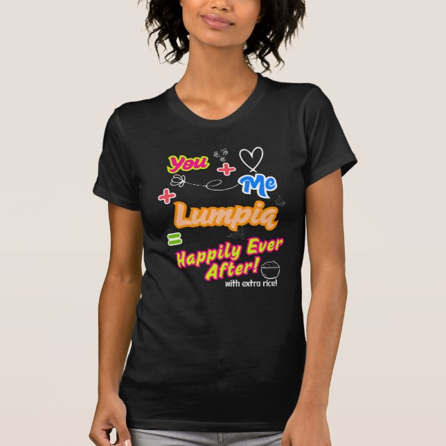 Camiseta Lumpia Love Forever Funny (Anverso)
