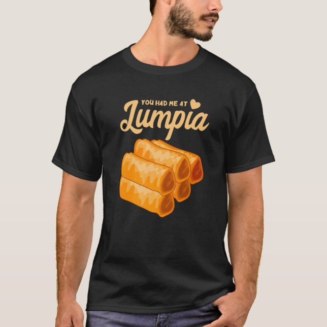 Camiseta Lumpia, me odiabas la primavera filipina (Anverso)