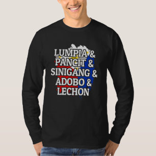 Camiseta Lumpia Pancit Sinigang Adobo Lechon Filipinas