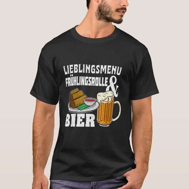 Camiseta Lumpia Spring Roll Cocina Asiática 11 (Anverso)