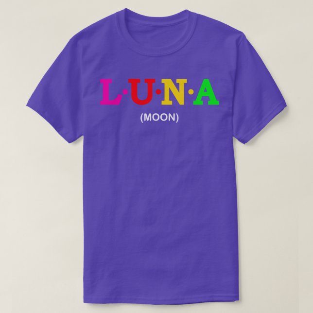 Camiseta Luna (Diseño del anverso)