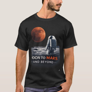 Camiseta Luna a Marte y Más Allá
