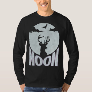Camiseta Luna, águila, ciervo