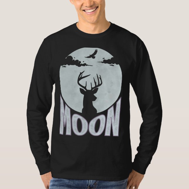 Camiseta Luna, águila, ciervo (Anverso)