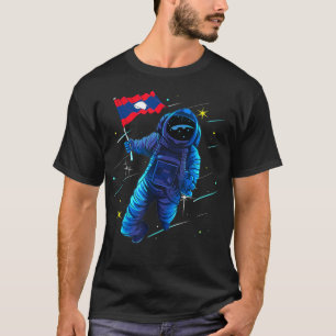 Camiseta Luna Astronauta de Laos 
