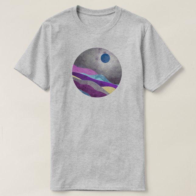 Camiseta Luna Azul (Diseño del anverso)