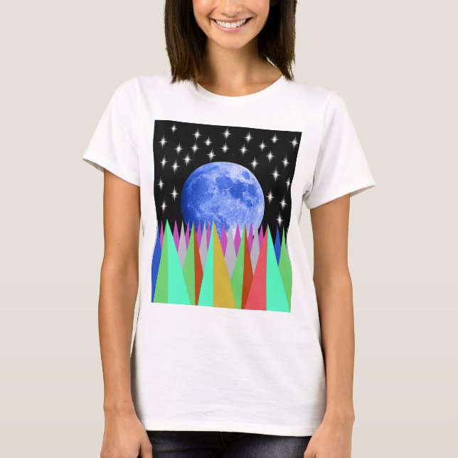 Camiseta Luna Azul (Anverso)