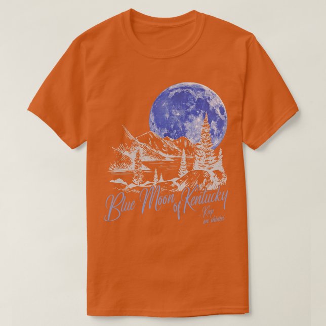 Camiseta Luna Azul De Kentucky (Diseño del anverso)