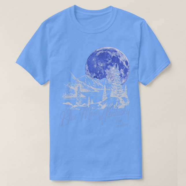 Camiseta Luna Azul De Kentucky (Diseño del anverso)