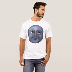Camiseta Luna Azul Oscuro - Emoji