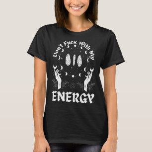 Camiseta Luna Celestial Y Cristales De Brujería