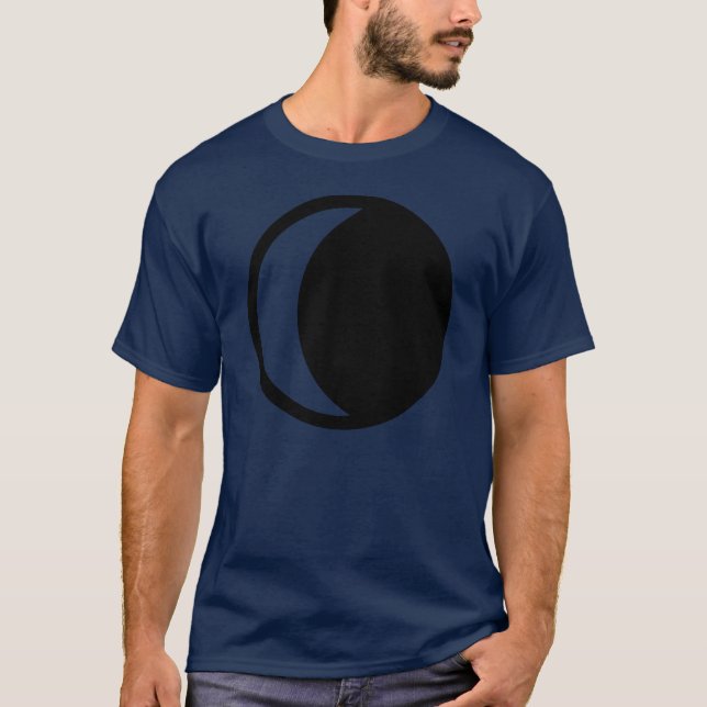 Camiseta luna creciente de disminución (Anverso)