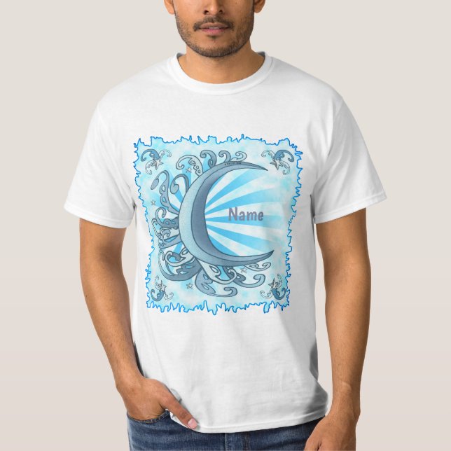 Camiseta Luna creciente Scrolly (Anverso)