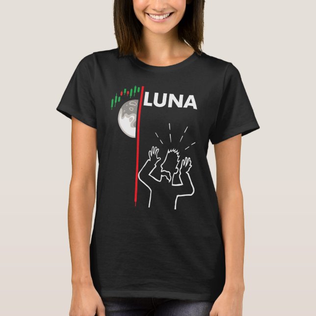 Camiseta Luna Crypto Crash Trading Cryptocurrency Btc 2022 (Anverso)
