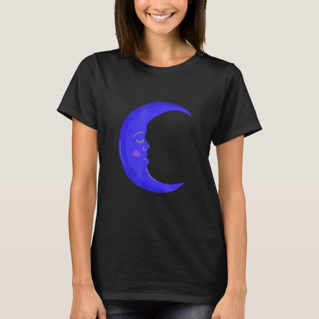 Camiseta Luna de bonito con cara (Anverso)
