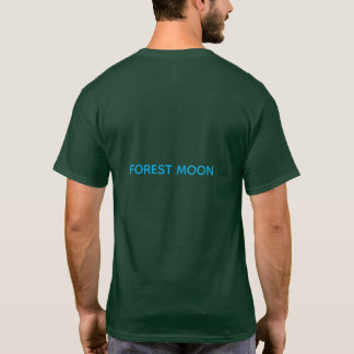 CAMISETA LUNA DE BOSQUE DE NATURALEZA AMARILLA