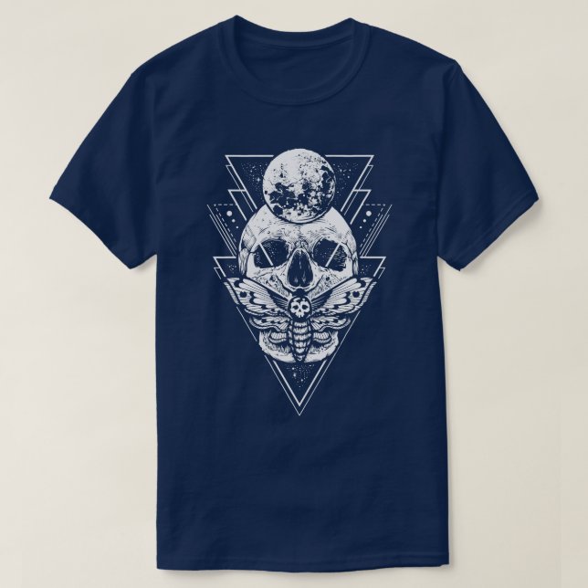 Camiseta Luna de Cristal y Mal de la Muerte Mistic Pagan Sk (Diseño del anverso)