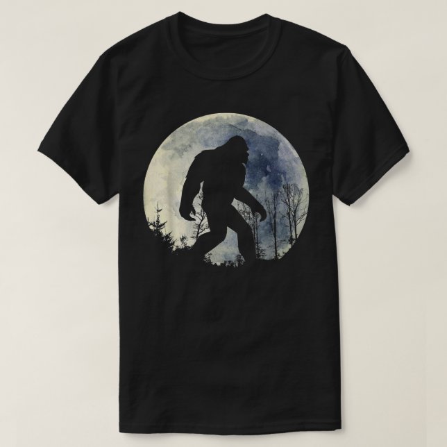 Camiseta luna de gambas divertida  (Diseño del anverso)